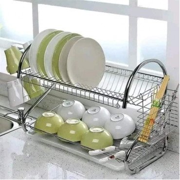 325369150_711775560507655_9009408368903120700_n-370x370-1.jpg 2 Layer Dish Drainer Kitchen Rack