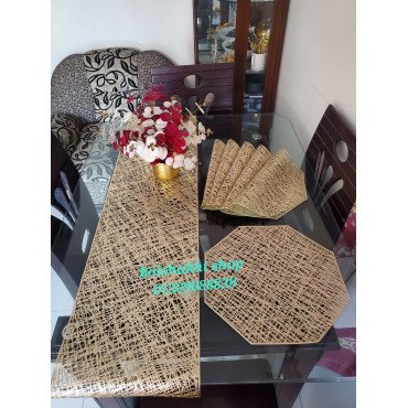 PVC Dining Mat with runner