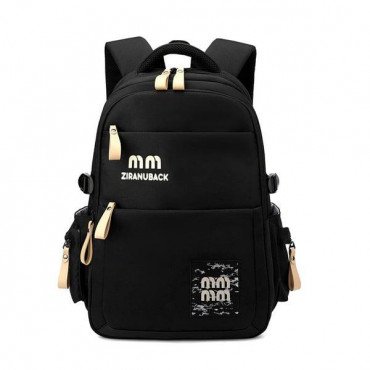 New waterproof school bag(black) version 04