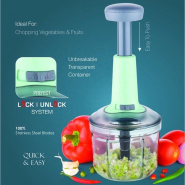 Roto Push Chopper – Ultra Fast Vegetable & Onion Cutter